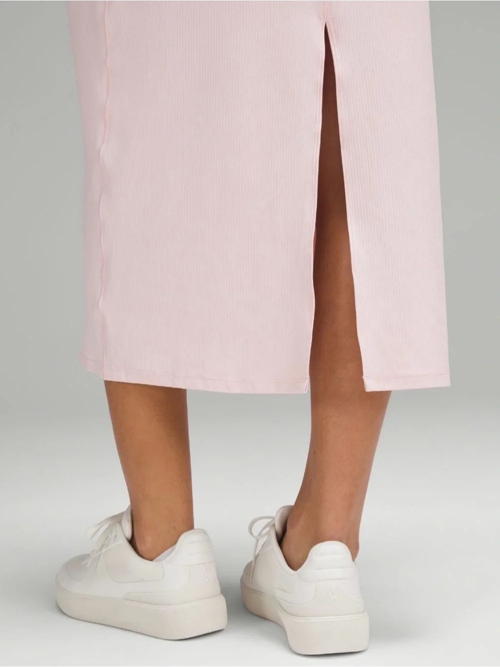 NWT Lululemon All Aligned Ribbed Midi Dress Strawberry Milkshake STMI Size 4